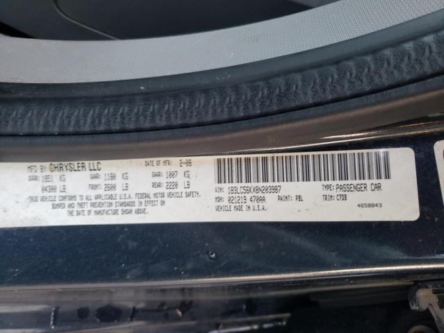Photo 10 from auction – 2008 DODGE AVENGER SX with VIN 1B3LC56KX8N203987