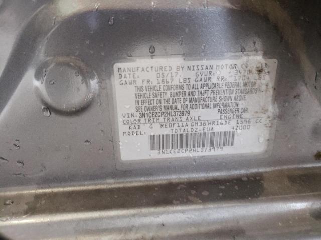 Photo 10 from auction – 2017 NISSAN VERSA NOTE with VIN 3N1CE2CP2HL373979