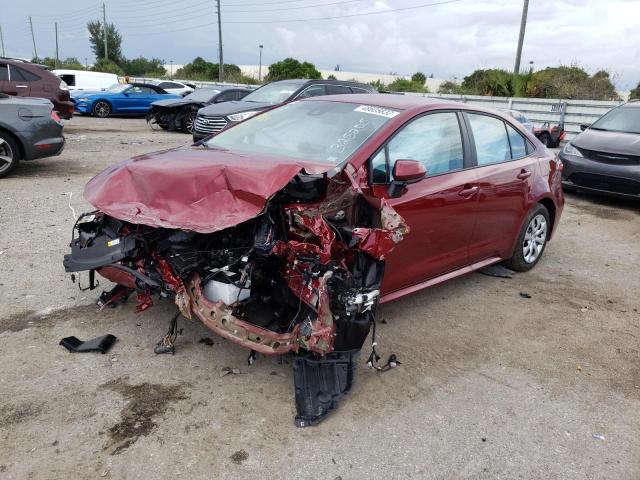Photo 2 from auction – 2022 TOYOTA COROLLA LE with VIN 5YFEPMAE8NP325205
