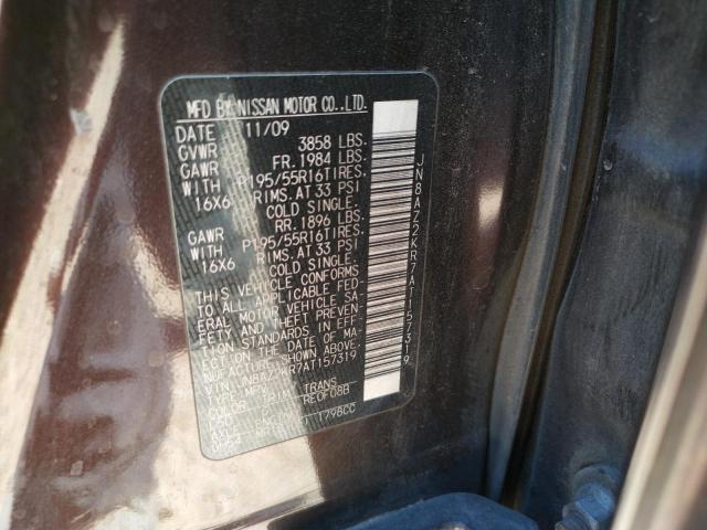 Photo 10 from auction – 2010 NISSAN CUBE BASE with VIN JN8AZ2KR7AT157319