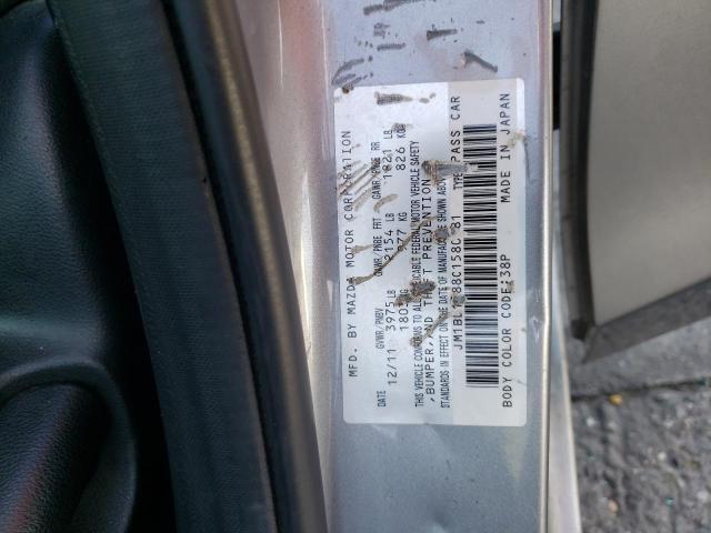 Photo 10 from auction – 2012 MAZDA 3 I with VIN JM1BL1V88C1580181