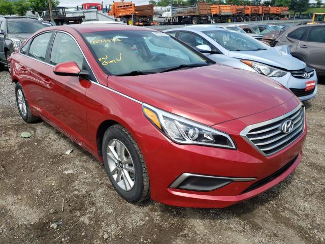 HYUNDAI SONATA SE 2017 with VIN 5NPE24AF4HH581754 - Photo from auction