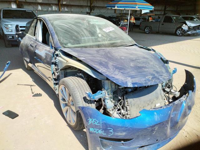 TESLA MODEL 3 2019 with VIN 5YJ3E1EAXKF417443 - Photo from auction
