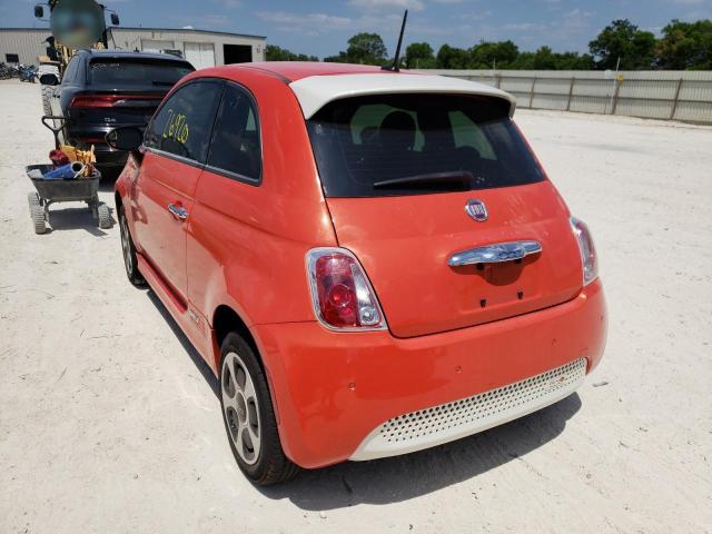 Photo 3 from auction – 2014 FIAT 500 ELECTR with VIN 3C3CFFGE7ET244789