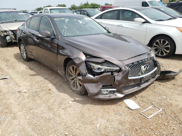 INFINITI Q50 BASE 2014 with VIN JN1BV7AR9EM696506 - Photo from auction