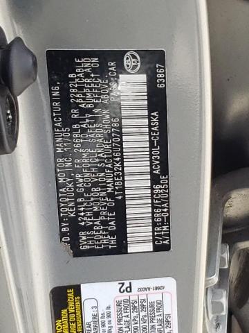 Photo 10 from auction – 2006 TOYOTA CAMRY LE with VIN 4T1BE32K46U707786