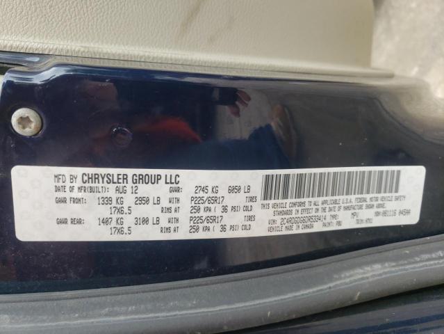 Photo 10 from auction – 2013 DODGE GRAND CARA with VIN 2C4RDGDG6DR533414