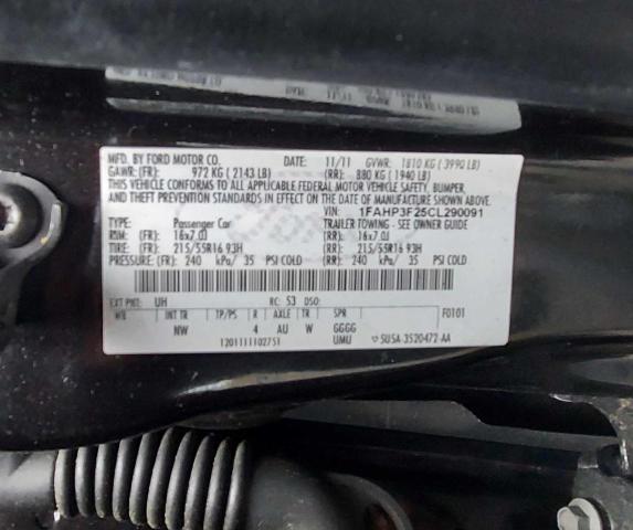 Photo 10 from auction – 2012 FORD FOCUS SE with VIN 1FAHP3F25CL290091