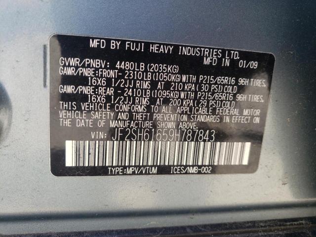 Photo 10 from auction – 2009 SUBARU FORESTER 2 with VIN JF2SH61659H787843