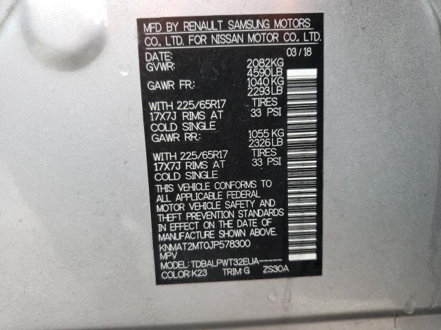 Photo 10 from auction – 2018 NISSAN ROGUE S with VIN KNMAT2MT0JP578300