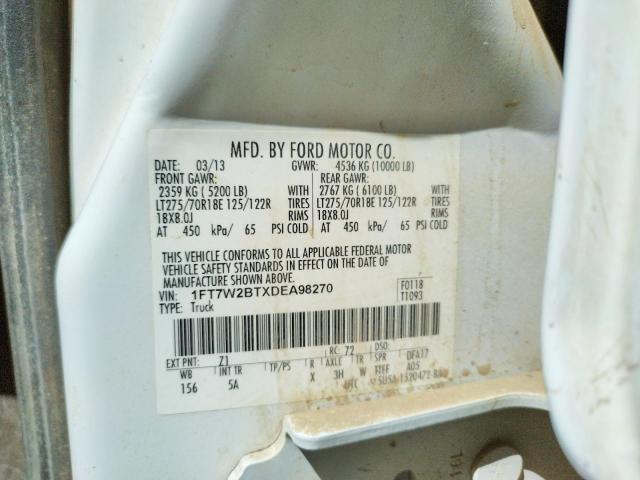 Photo 10 from auction – 2013 FORD F250 SUPER with VIN 1FT7W2BTXDEA98270