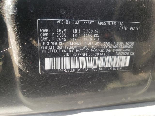 Photo 10 from auction – 2015 SUBARU LEGACY 3.6 with VIN 4S3BNEL65F3014183