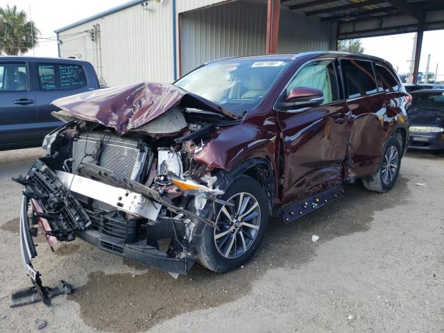 Photo 2 from auction – 2018 TOYOTA HIGHLANDER with VIN 5TDKZRFH7JS272558