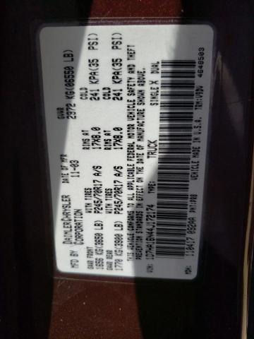Photo 10 from auction – 2004 DODGE RAM 1500 S with VIN 1D7HA16N44J172174