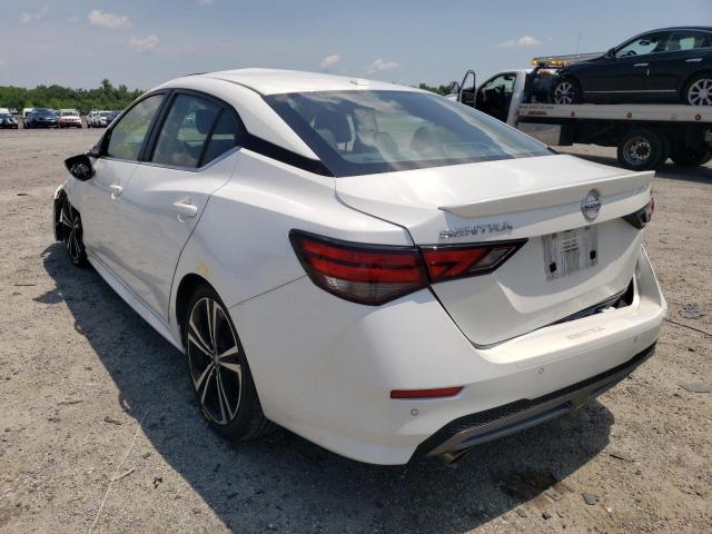 Photo 3 from auction – 2020 NISSAN SENTRA SR with VIN 3N1AB8DV3LY292467