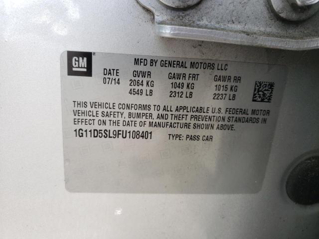 Photo 10 from auction – 2015 CHEVROLET MALIBU 2LT with VIN 1G11D5SL2FF123553