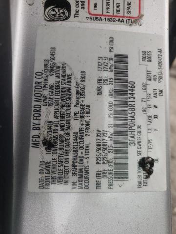 Photo 10 from auction – 2011 FORD FUSION SE with VIN 3FAHP0HA5BR134460