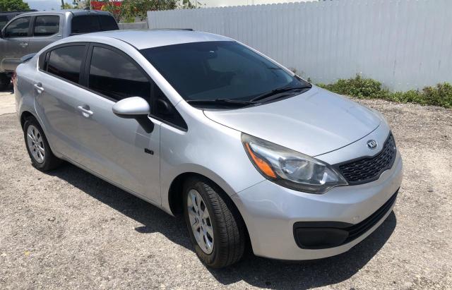 KIA RIO LX 2014 with VIN KNADM4A34E6345085 - Photo from auction