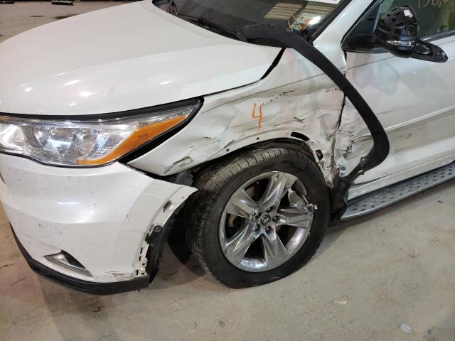 Photo 9 from auction – 2016 TOYOTA HIGHLANDER with VIN 5TDYKRFH0GS138725