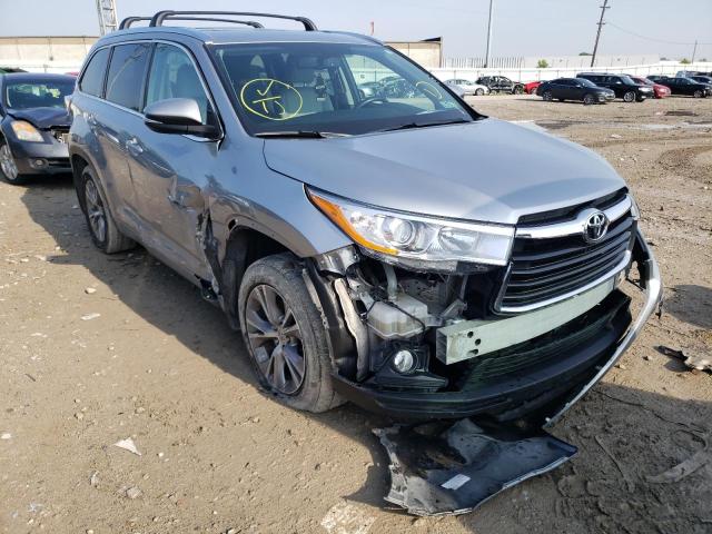 TOYOTA HIGHLANDER 2015 with VIN 5TDJKRFH3FS151596 - Photo from auction