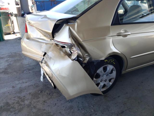 Photo 9 from auction – 2009 KIA SPECTRA EX with VIN KNAFE222795655338