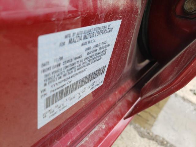 Photo 10 from auction – 2009 MAZDA 6 I with VIN 1YVHP82A495M38257