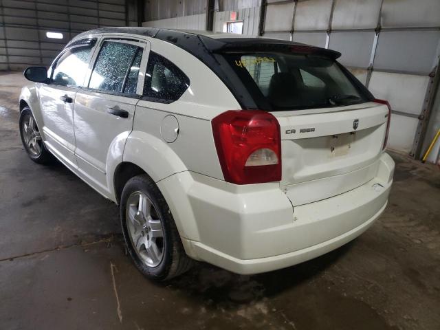 Photo 3 from auction – 2007 DODGE CALIBER SX with VIN 1B3HB48BX7D384948