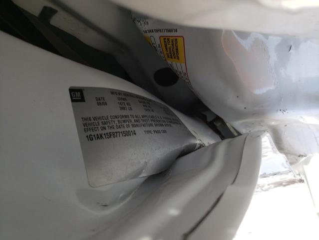 Photo 10 from auction – 2007 CHEVROLET COBALT LS with VIN 1G1AK15F877150014