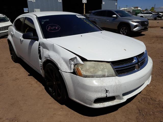 DODGE AVENGER SE 2012 with VIN 1C3CDZAB7CN312172 - Photo from auction