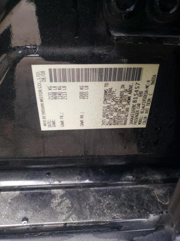 Photo 10 from auction – 2009 NISSAN MAXIMA S with VIN 1N4AA51E69C815457