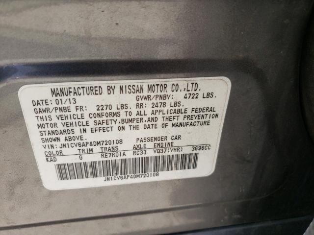 Photo 10 from auction – 2013 INFINITI G37 BASE with VIN JN1CV6AP4DM720108
