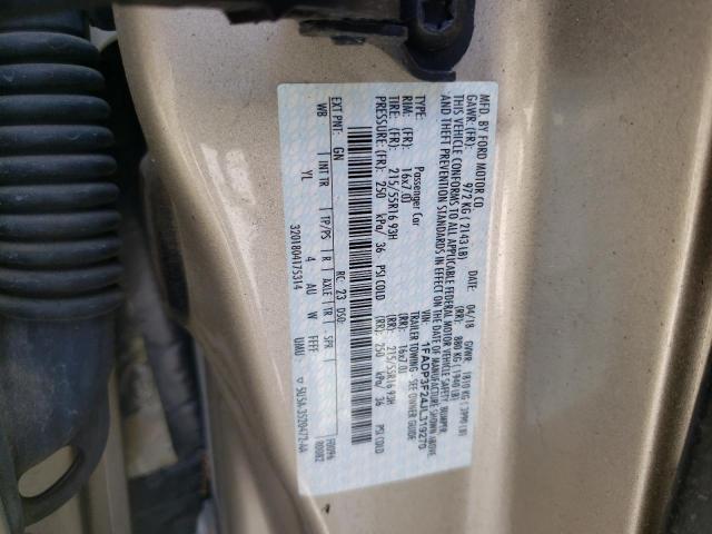 Photo 10 from auction – 2018 FORD FOCUS SE with VIN 1FADP3F24JL319270