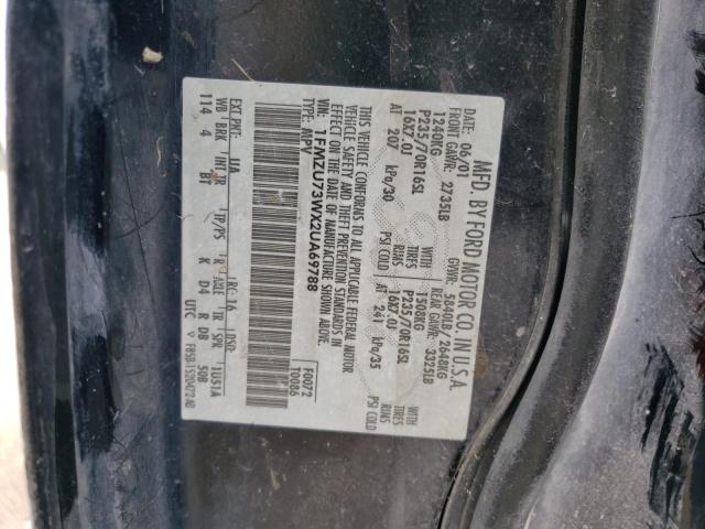 Photo 10 from auction – 2002 FORD EXPLORER X with VIN 1FMZU73WX2UA69788