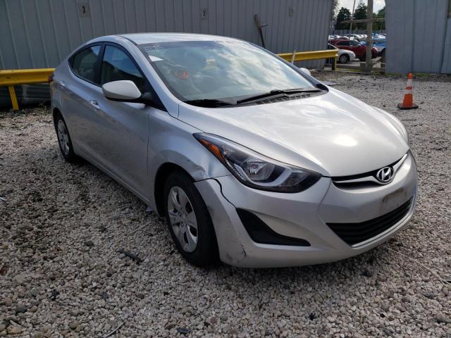 HYUNDAI ELANTRA SE 2016 with VIN 5NPDH4AE8GH705041 - Photo from auction