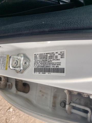 Photo 10 from auction – 2012 HONDA CROSSTOUR with VIN 5J6TF2H56CL004610