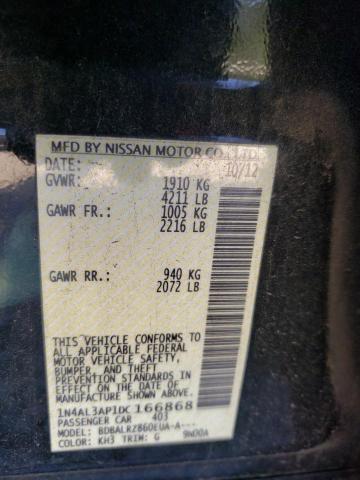 Photo 10 from auction – 2013 NISSAN ALTIMA 2.5 with VIN 1N4AL3AP1DC166868