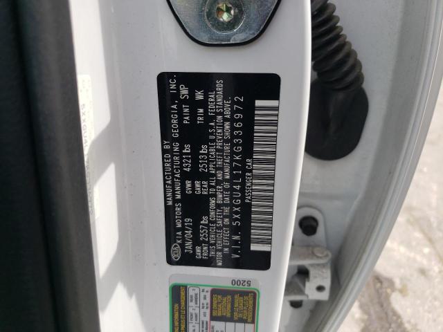 Photo 10 from auction – 2019 KIA OPTIMA EX with VIN 5XXGU4L17KG336972