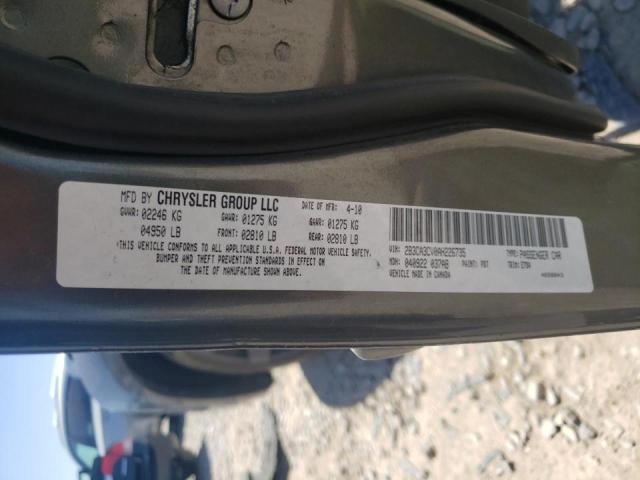 Photo 10 from auction – 2010 DODGE CHARGER SX with VIN 2B3CA3CV0AH226735