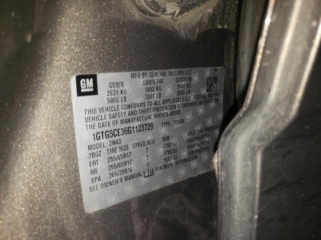 Photo 10 from auction – 2016 GMC CANYON SLE with VIN 1GTG5CE36G1123729