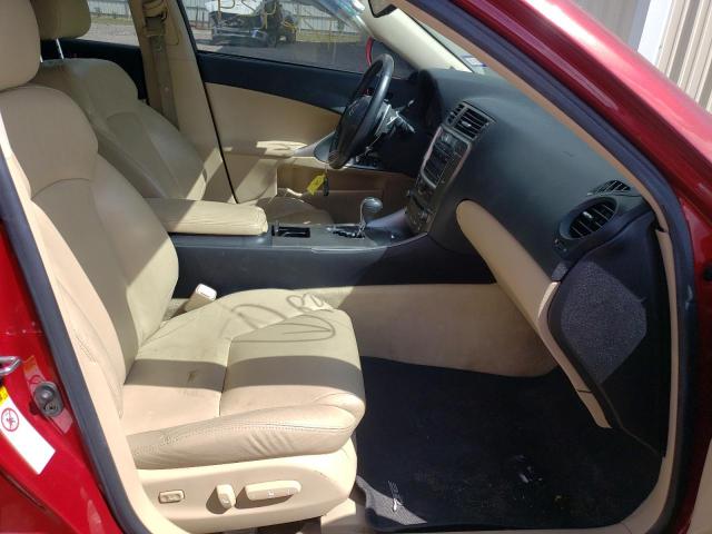 Photo 5 from auction – 2006 LEXUS IS 250 with VIN JTHBK262062004164