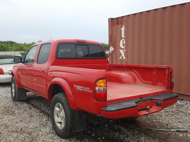 Photo 3 from auction – 2003 TOYOTA TACOMA DOU with VIN 5TEGN92N83Z157101