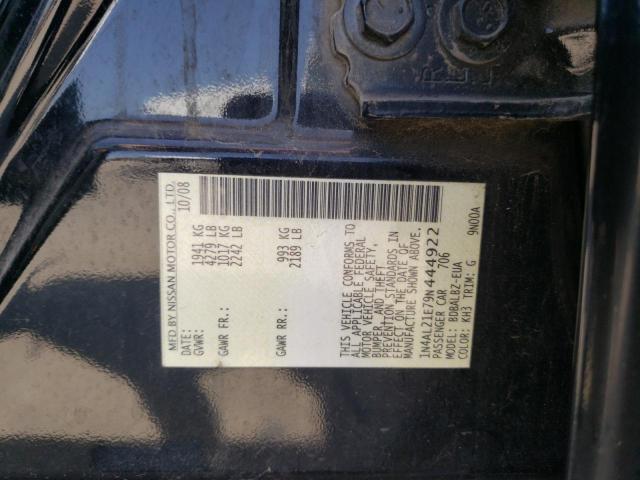 Photo 10 from auction – 2009 NISSAN ALTIMA 2.5 with VIN 1N4AL21E79N444922