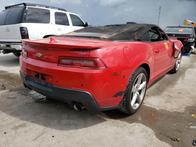 Photo 4 from auction – 2015 CHEVROLET CAMARO LT with VIN 2G1FD3D30F9290820