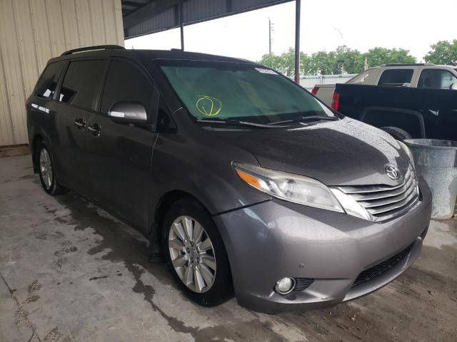 TOYOTA SIENNA XLE 2017 with VIN 5TDYZ3DC3HS790935 - Photo from auction