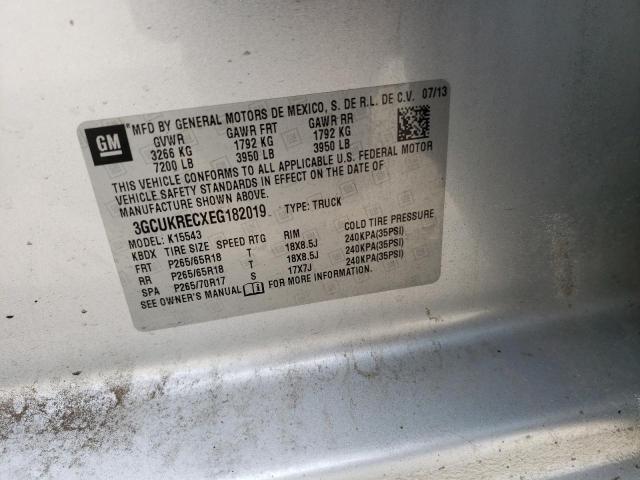 Photo 10 from auction – 2014 CHEVROLET SILVERADO with VIN 3GCUKRECXEG182019