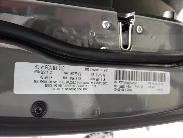 Photo 10 from auction – 2019 CHRYSLER 300 TOURIN with VIN 2C3CCAAGXKH546958