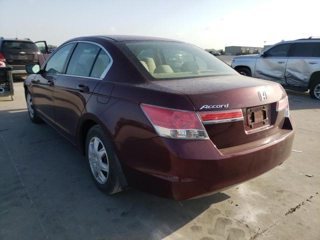 Photo 3 from auction – 2012 HONDA ACCORD LX with VIN 1HGCP2F39CA173148