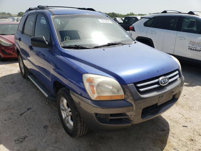 KIA SPORTAGE E 2008 with VIN KNDJF723587491476 - Photo from auction