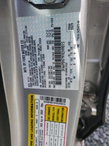 Photo 10 from auction – 2015 FORD FUSION SE with VIN 3FA6P0H79FR249015