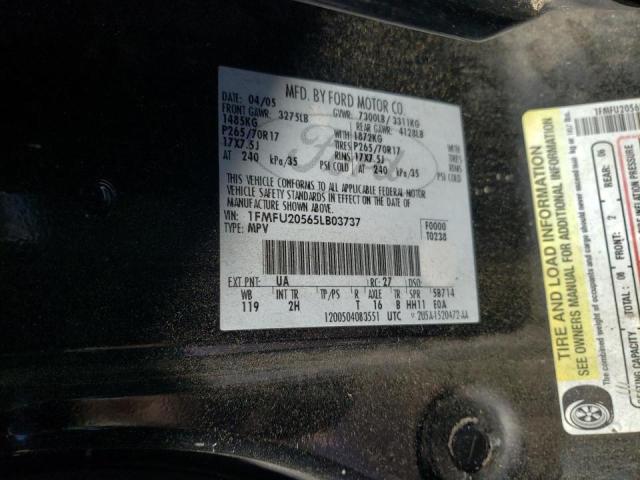 Photo 10 from auction – 2005 FORD EXPEDITION with VIN 1FMFU20565LB03737